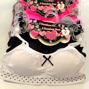 2Pk Bra's By Sweet n Sassy Seamless with padding Size Medium